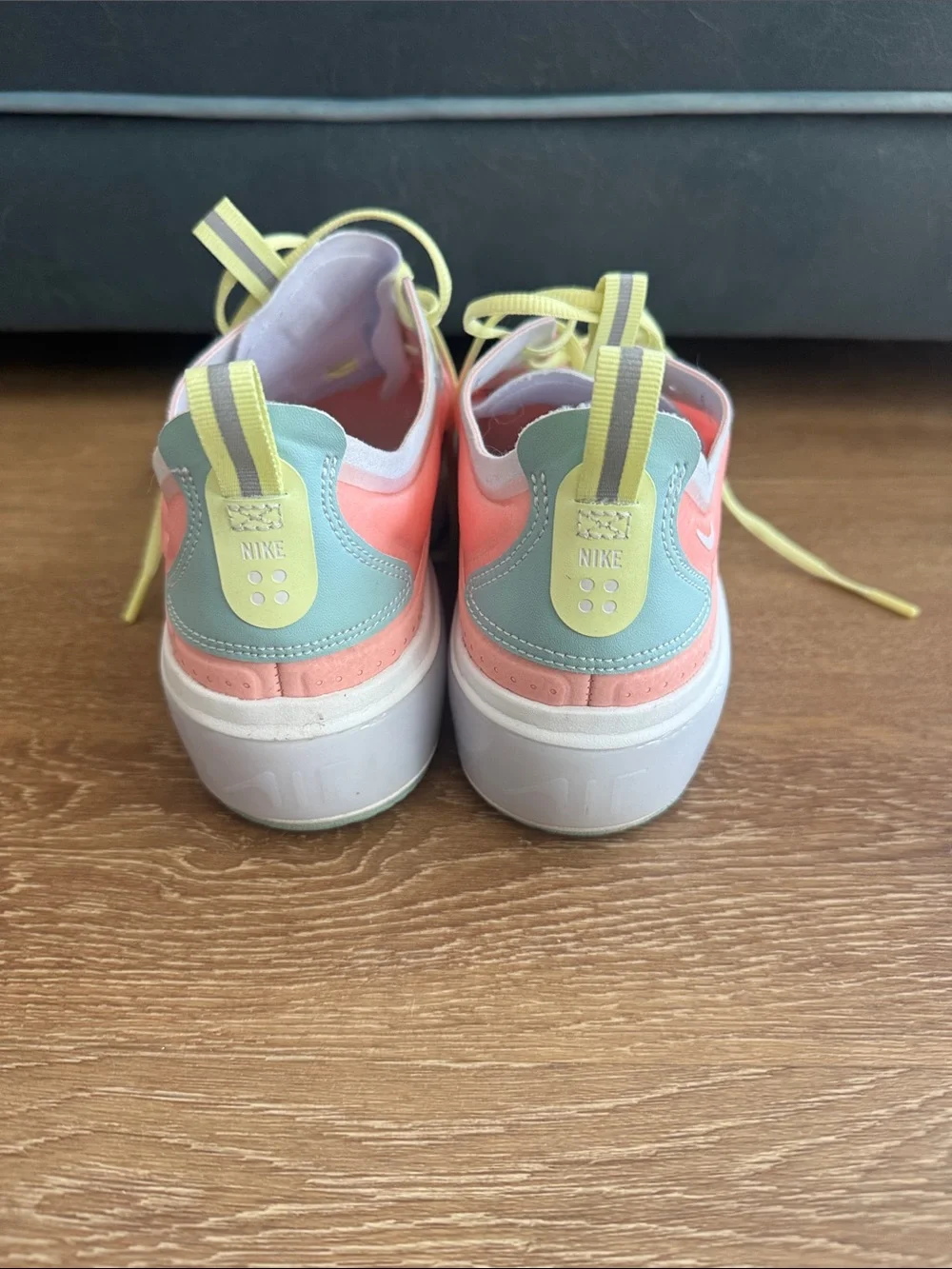Nike Women's Pastel Pink, Blue & Yellow Sneakers